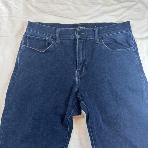 Lucky Brand 221 Straight Fit Dark Wash Men's Jeans Size 34x32 - Picture 2 of 11